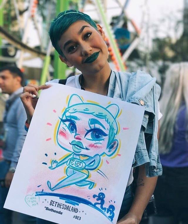 A cute Fall Out themed caricature Bethesdaland